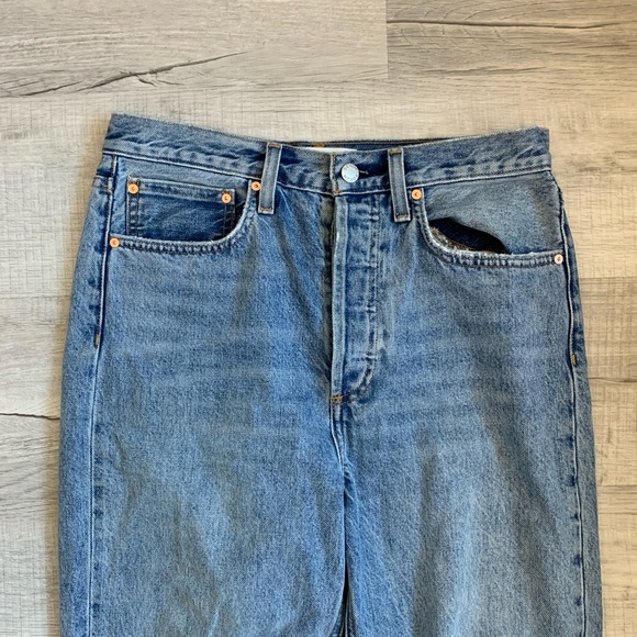 These are the bonet high rise loose denim forum jeans! - Picture 2 of 6